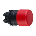 Schneider Electric Harmony XB5 Series Red Mushroom Shaped Round Spring Return Push Button Head, 22mm Cutout, IP69K ZB5AC44