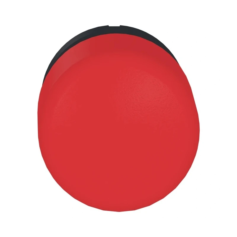 Schneider Electric Harmony XB5 Series Red Mushroom Shaped Round Spring Return Push Button Head, 22mm Cutout, IP69K ZB5AC44