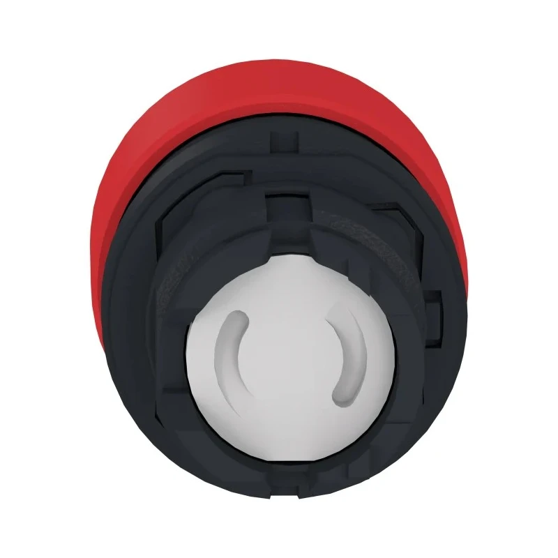 Schneider Electric Harmony XB5 Series Red Mushroom Shaped Round Spring Return Push Button Head, 22mm Cutout, IP69K ZB5AC44