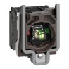 Schneider Electric Harmony Series Contact & Light Block, 24V ac/dc, White LED Illumination, 1 NO/1 NC Configuration ZB4BW0B15