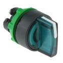 Schneider Electric Harmony Series 2 Position Illuminated Selector Switch Head, 22 mm Cutout, Green Handle, IP67 ZB5AK1233