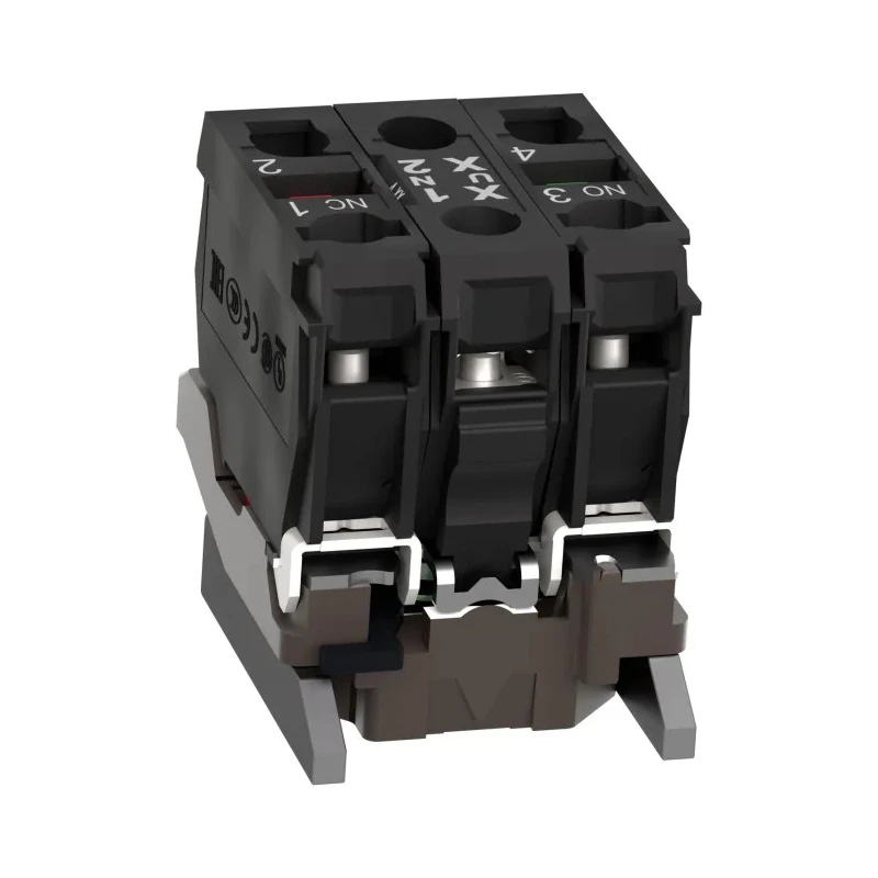 Schneider Electric Harmony Series Contact & Light Block, 24V ac/dc, White LED Illumination, 1 NO/1 NC Configuration ZB4BW0B15