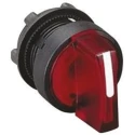 Schneider Electric Harmony Series 2 Position Illuminated Selector Switch Head 22 mm Cutout Red Handle IP65 ZB5AK1243