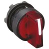 Schneider Electric Harmony Series 2 Position Illuminated Selector Switch Head 22 mm Cutout Red Handle IP65 ZB5AK1243
