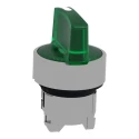 Schneider Electric Harmony Series 3 Position Illuminated Selector Switch Head, 22 mm Cutout, Green Handle, IP66 ZB4BK1533