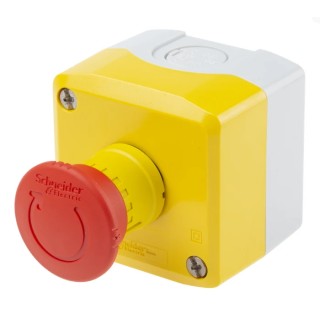 Schneider Electric Harmony XALK Series Twist Release Emergency Stop Push Button, 600V, Surface Mount, 40mm Cutout XALK178G