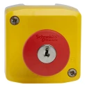 Schneider Electric Harmony Series Key Release Emergency Stop Push Button Surface Mount SPDT 600V IP69K IP69 IP66 XALK188E