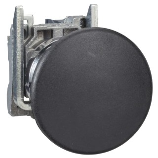 Schneider Electric Harmony XB4 Series Push Button Switch Spring Return Panel Mount 22 mm Cutout SPST Black LED XB4BC21EX