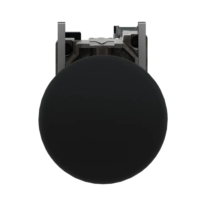 Schneider Electric Harmony XB4 Series Push Button Switch, Spring Return, Panel Mount, 22 mm Cutout, SPST, Black LED XB4BC21