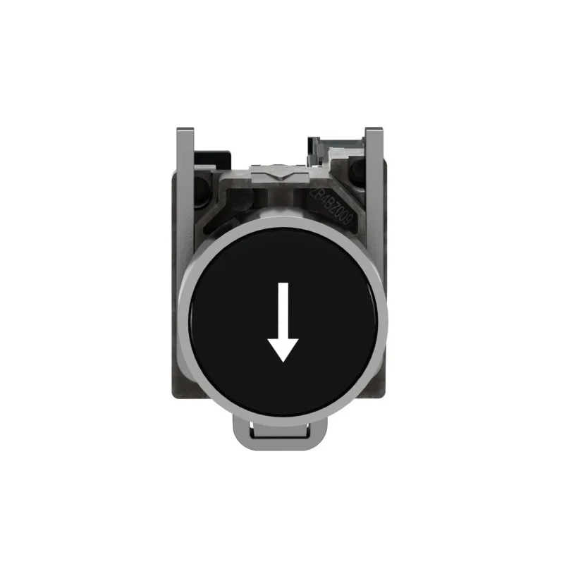 Schneider Electric Harmony XB4 Series Push Button Switch, Spring Return, Panel Mount, 22 mm Cutout, SPST, Black XB4BA3351