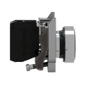 Schneider Electric Harmony XB4 Series Push Button Switch, Spring Return, Panel Mount, 22 mm Cutout, SPST, Black XB4BA3351