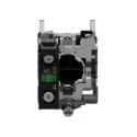Schneider Electric Harmony XB4 Series Push Button Switch, Spring Return, Panel Mount, 22 mm Cutout, SPST, Black XB4BA3351