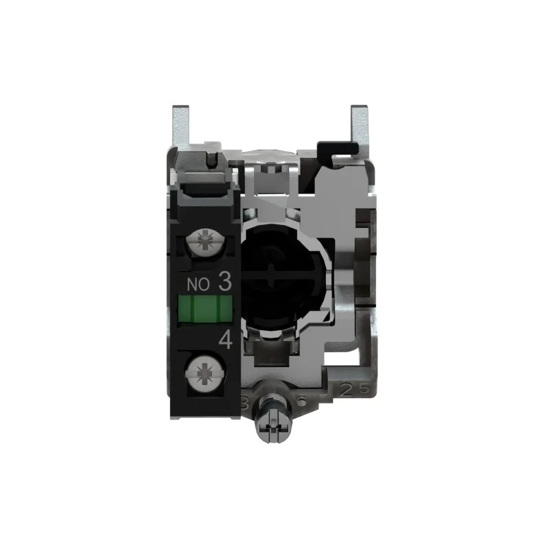 Schneider Electric Harmony XB4 Series Push Button Switch, Spring Return, Panel Mount, 22 mm Cutout, SPST, Black XB4BA3351