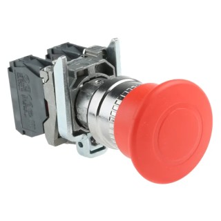 Schneider Electric Harmony Series Pull Release Emergency Stop Push Button Panel Mount 22mm Cutout SPDT IP69 XB4BT845