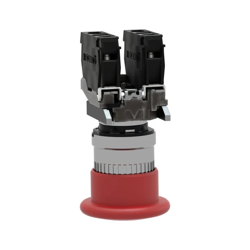 Schneider Electric Harmony Series Pull Release Emergency Stop Push Button Panel Mount 22mm Cutout SPDT IP69 XB4BT845