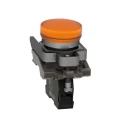 Schneider Electric Panel Mount Orange LED Pilot Light Harmony XB4 22 mm Cutout 240V AC IP67 IP69 IP66 XB4BVM5