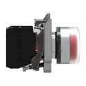 Schneider Electric Harmony XB4 Series Push Button Switch, Spring Return, Panel Mount, 22 mm Cutout, SPST, Red LED XB4BP42EX