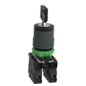 Schneider Electric Selector Switch 3 Positions 2 NO Contact Configuration 22 mm Cutout Diameter Harmony XB5 XB5AG03