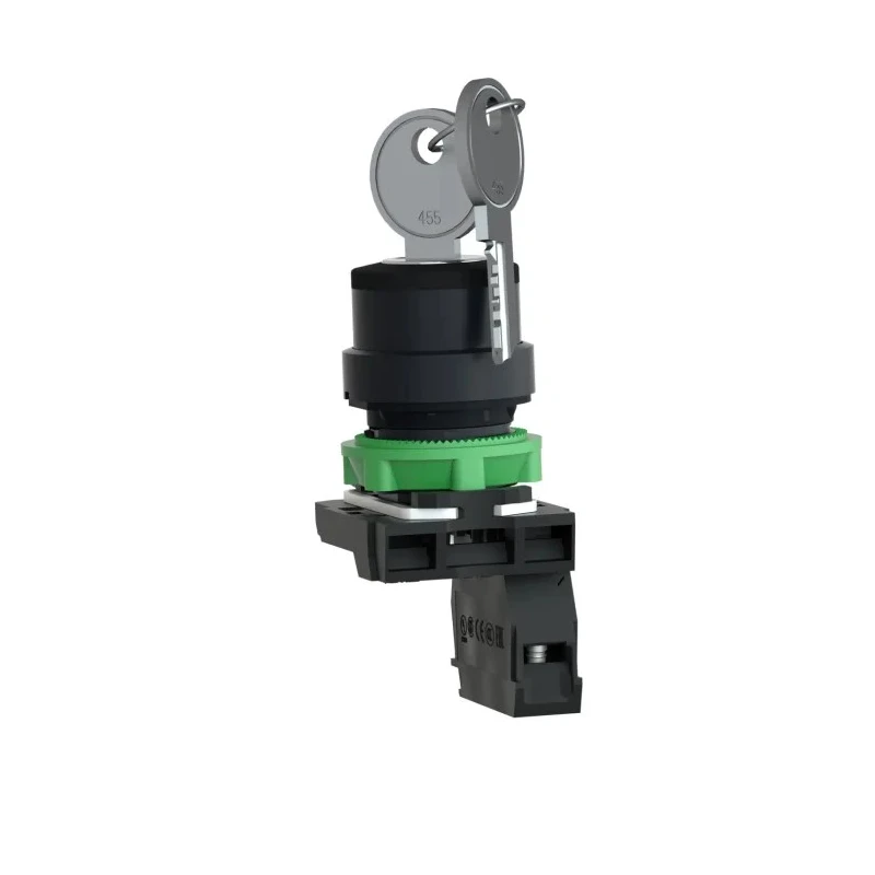 Schneider Electric Key Spring Return Rotary Switch Selector Switch 1 NO 2 Positions XB5AG61