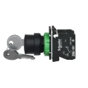 Schneider Electric Selector Switch 3 Positions 2 NO Contact Configuration 22 mm Cutout Diameter Harmony XB5 XB5AG03