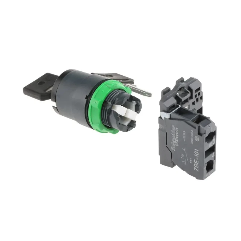 Schneider Electric Key Spring Return Rotary Switch Selector Switch 1 NO 2 Positions XB5AG61