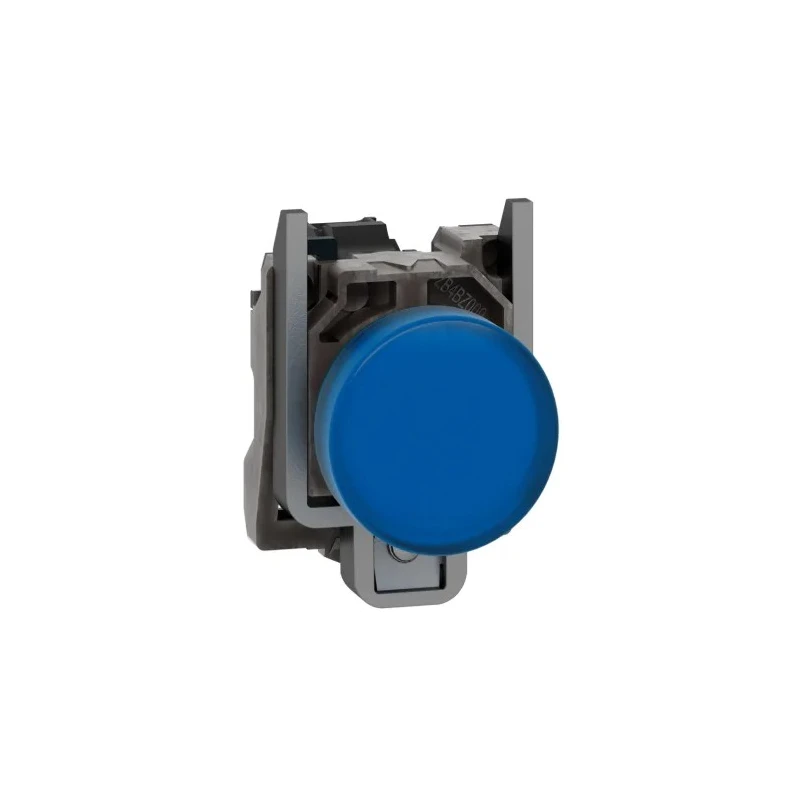 Schneider Electric Panel Mount Blue LED Pilot Light Harmony XB4 22 mm Cutout 120V AC IP66 IP67 IP69 XB4BVG6