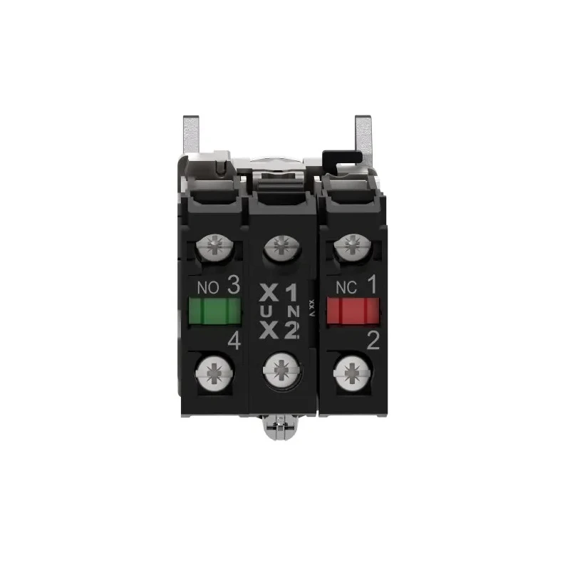 Schneider Electric Harmony XB4 Series Illuminated Push Button Switch, Spring Return, Panel Mount, 22 mm Cutout XB4BW31B5