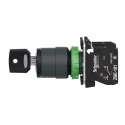 Schneider Electric Selector Switch 3 Positions 2 NO Contact Configuration 22 mm Cutout Diameter Harmony XB5 XB5AG03