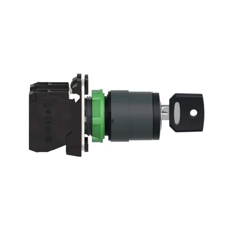 Schneider Electric Selector Switch 3 Positions 2 NO Contact Configuration 22 mm Cutout Diameter Harmony XB5 XB5AG03