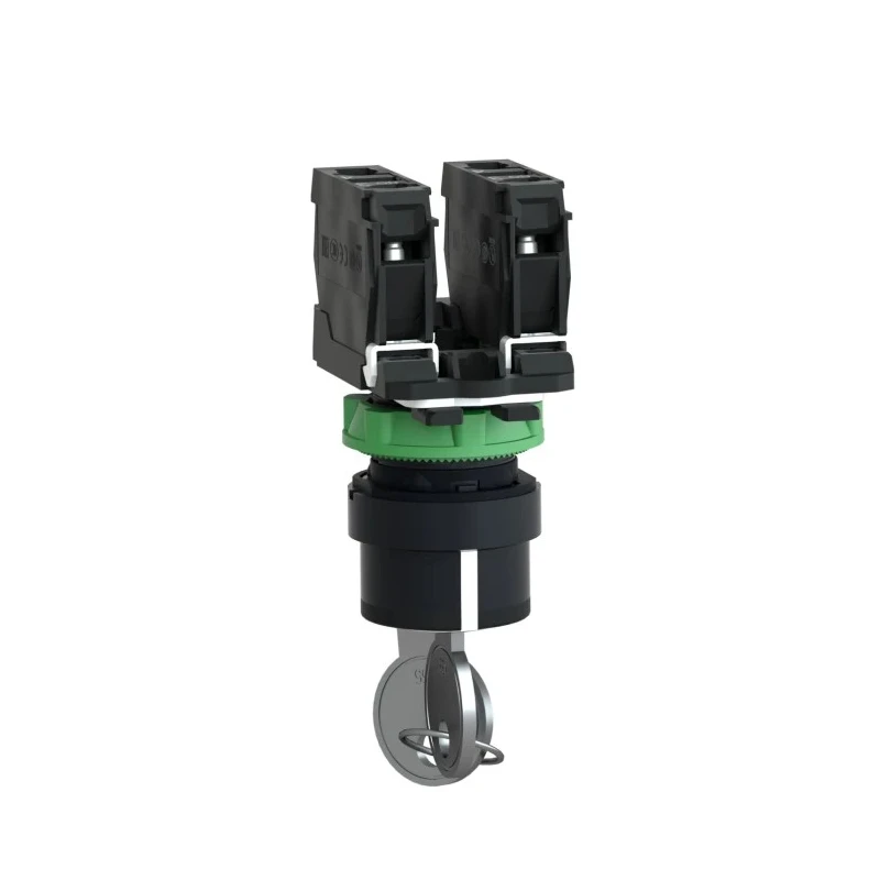 Schneider Electric Selector Switch 3 Positions 2 NO Contact Configuration 22 mm Cutout Diameter Harmony XB5 XB5AG03
