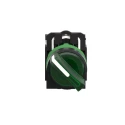 Schneider Electric Stay Put Green Standard Handle Selector Switch 22 mm Cutout Diameter Illuminated 1 NO/1 NC XB5AK123M5