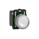Schneider Electric Harmony XB5 Series Illuminated Push Button Switch, Spring Return, Panel Mount, 22 mm Cutout XB5AW31B5