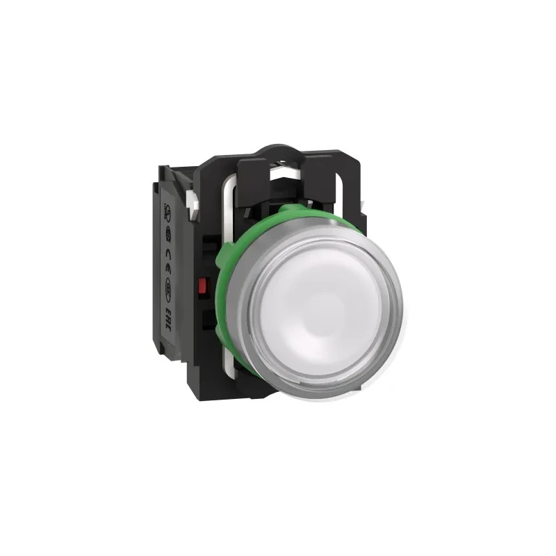 Schneider Electric Harmony XB5 Series Illuminated Push Button Switch, Spring Return, Panel Mount, 22 mm Cutout XB5AW31B5