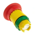 Schneider Electric Harmony Series Key Release Emergency Stop Push Button Panel Mount 22 mm Cutout 1 NO/1 NC IP66 