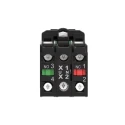 Schneider Electric Harmony XB5 Series Illuminated Push Button Switch, Spring Return, Panel Mount, 22 mm Cutout XB5AW31B5