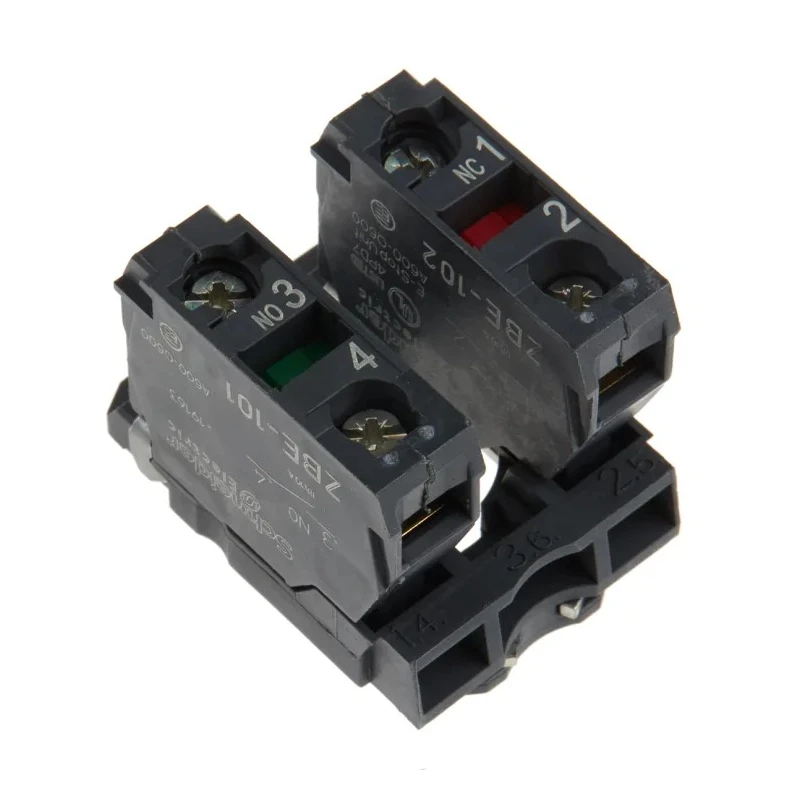Schneider Electric Harmony Series Key Release Emergency Stop Push Button Panel Mount 22 mm Cutout 1 NO/1 NC IP66 