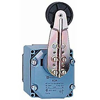 Telemecanique Sensors OsiSense XC Series Roller Lever Limit Switch, SPDT, IP54 Zinc Alloy Housing, 240V AC, 3A XCRA15