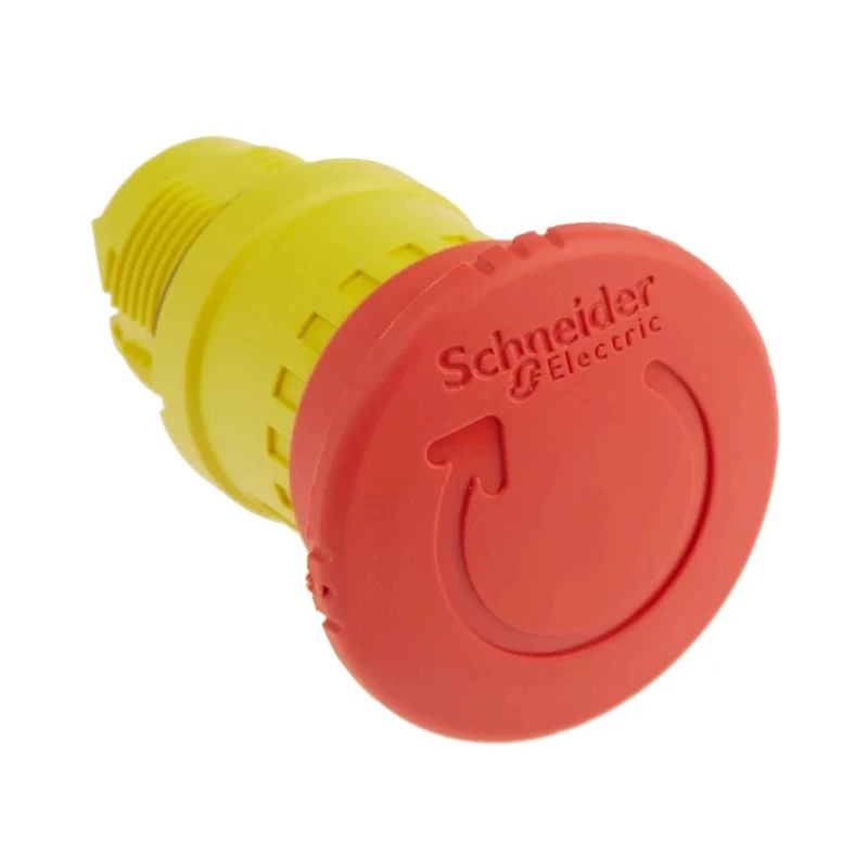 Schneider Electric Harmony XB5 Series Twist Release Emergency Stop Push Button Panel Mount 22mm Cutout SPDT IP66 XB5AS8445