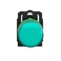 Schneider Electric Panel Mount Green LED Pilot Light Harmony XB5 22 mm Cutout 240V AC IP66 IP67 Round XB5AVM3