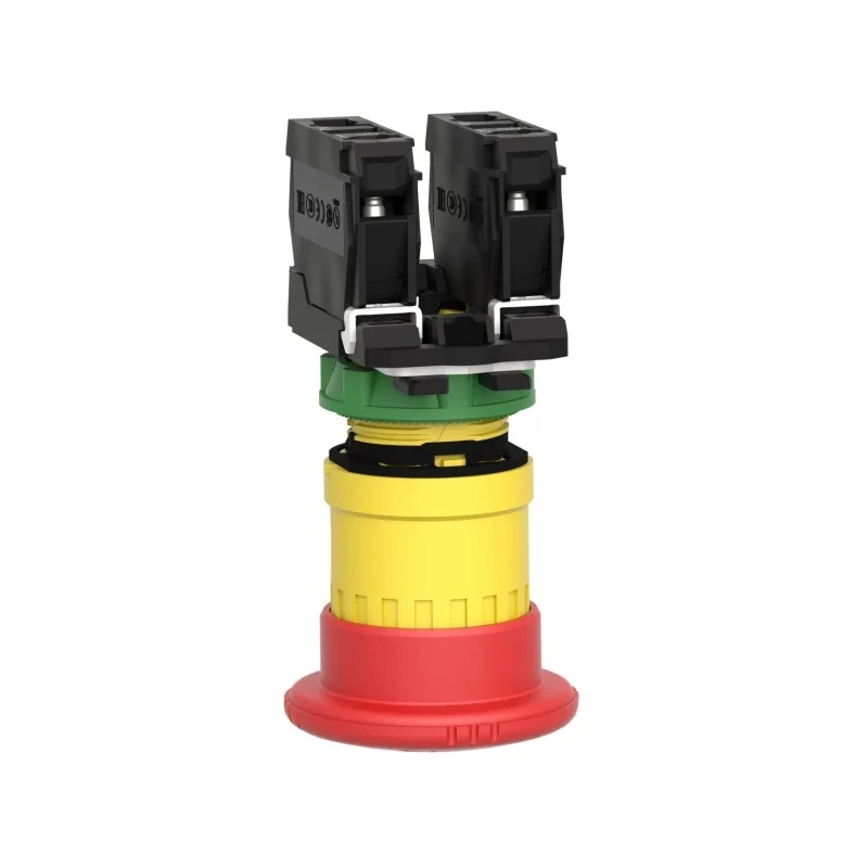 Schneider Electric Harmony XB5 Series Twist Release Emergency Stop Push Button Panel Mount 22mm Cutout SPDT IP66 XB5AS8445