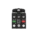 Schneider Electric Harmony XB5 Series Illuminated Push Button Switch, Spring Return, Panel Mount, 22 mm Cutout XB5AW33B5
