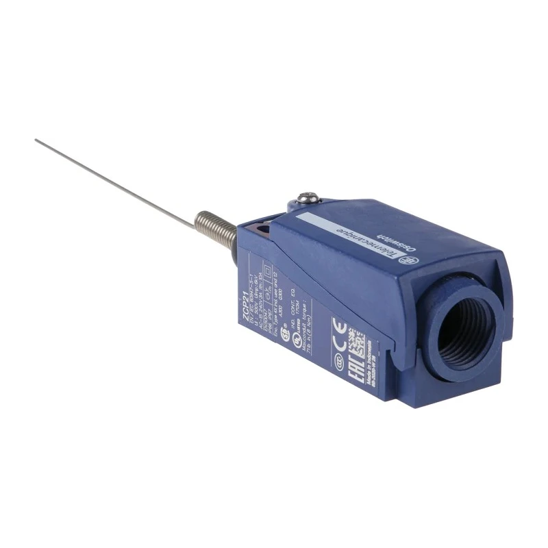 Telemecanique Sensors OsiSense XC Series Cats Whisker Limit Switch 1 NO/1 NC Plastic Housing 240V AC 10A XCKP2106P16