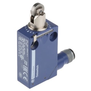 Telemecanique Sensors XCMD Series Roller Plunger Limit Switch, 1 NO/1 NC, IP66 IP67 IP68, Zamak Housing, 50V AC XCMD2102C12