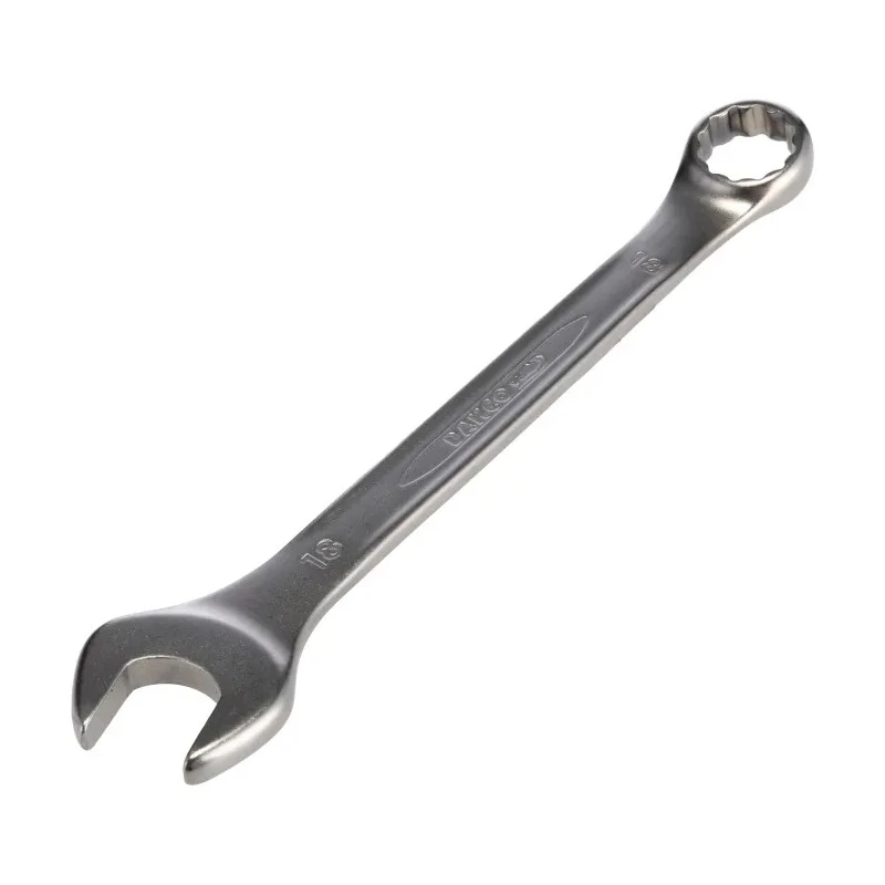 Bahco Combination Spanner Alloy Steel 18 mm Size, 208mm Overall Length, Chrome Finish 111M-18
