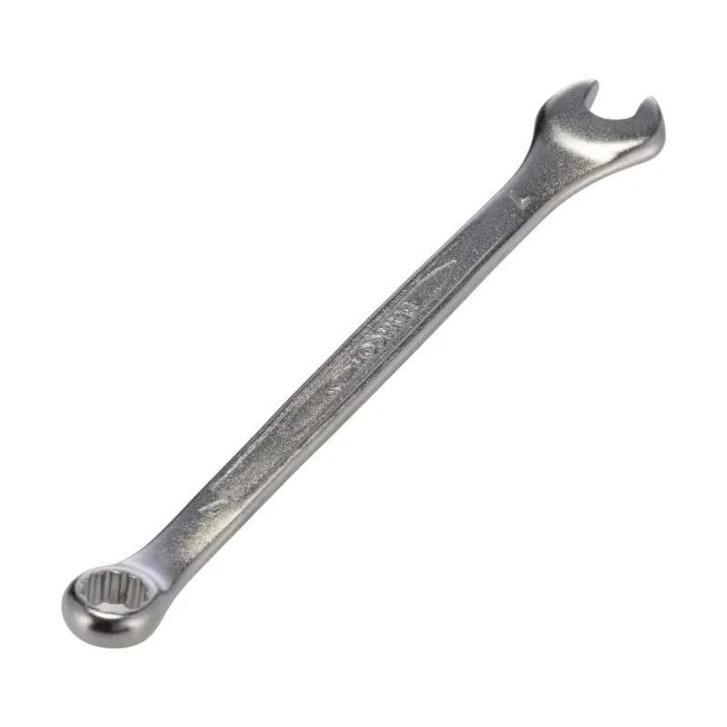 Bahco Combination Spanner 7 mm Metric Size, Alloy Steel, Chrome Finish, 120 mm Overall Length 111M-7