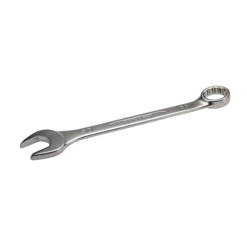Bahco Combination Spanner 30 mm, 330mm Overall Length, Alloy Steel, Chrome Finish, 15° Offset Angle 111M-30