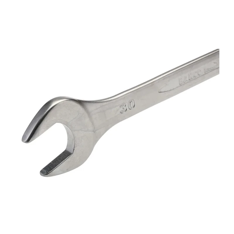 Bahco Combination Spanner 30 mm, 330mm Overall Length, Alloy Steel, Chrome Finish, 15° Offset Angle 111M-30