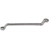 Bahco Offset Double-Ended Ring Spanner 10 to 11 mm², Chrome Finish, Alloy Steel, 190mm Overall Length 2M-10-11
