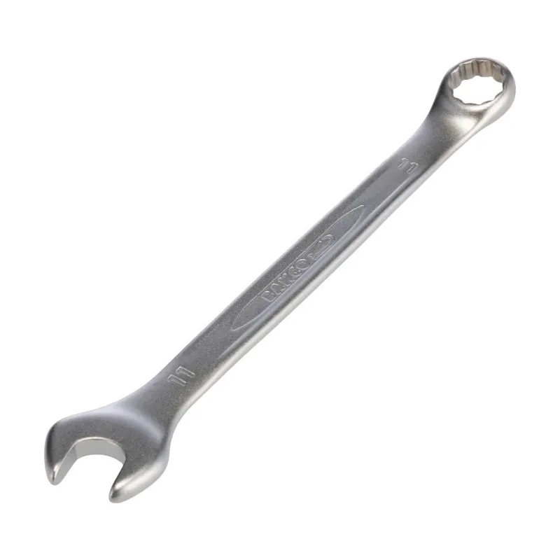 Bahco Combination Spanner 11 mm, 153mm Overall Length, Alloy Steel, Chrome Finish 111M-11