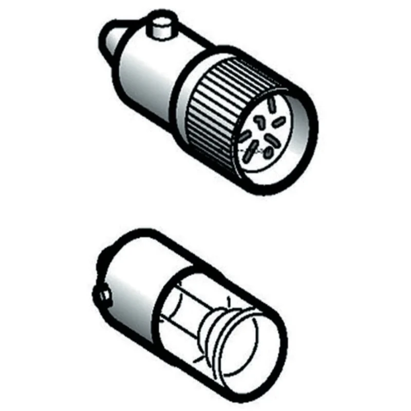 Schneider Electric Orange LED Reflector Lamp with BA9 Base, Length 250m, Harmony Series DL1CJ0245